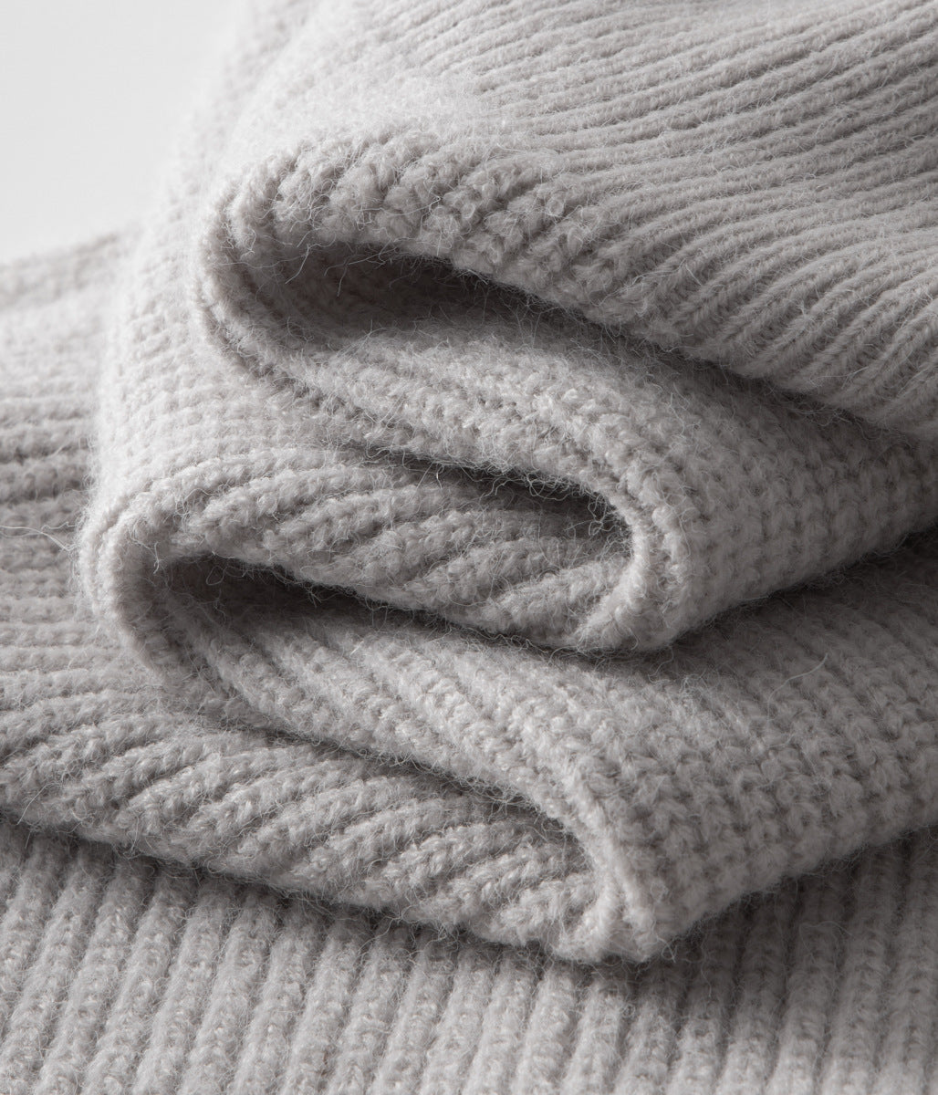 100% Merino Wool ZIPPED CARDIGAN