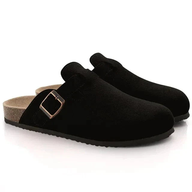 NOBA Suede Clogs