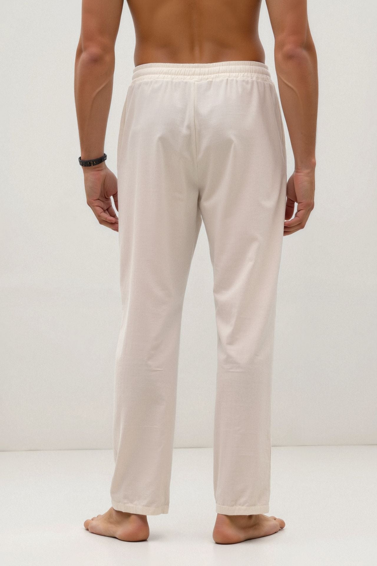 NOBA Cotton & Linen Blend Drawstring Pants