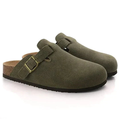 NOBA Suede Clogs